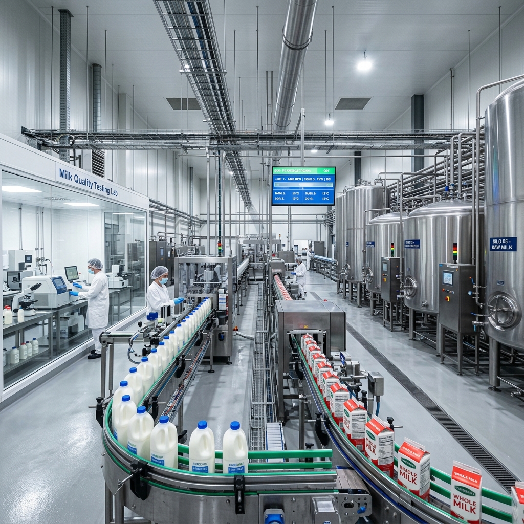 Smart Dairy Milk Processing Plant
